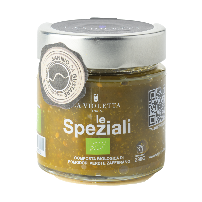 Composta Bio di Pomodori verdi e Zafferano